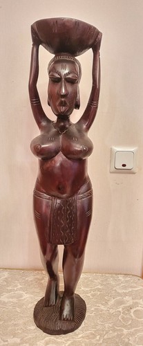 Afrikanische frauenfigur holz - frauenfigur,