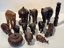 16 Tiere Figuren Skulpturen