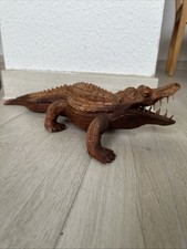Krokodil Holz Afrika 43 cm