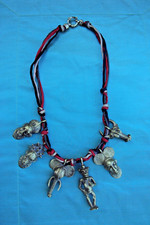 Ethnoschmuck Kette mit 6