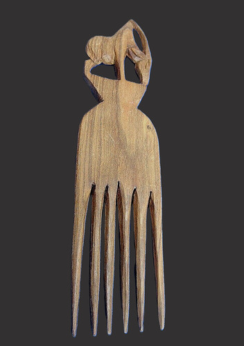Holz kamm afrika figur - holz,