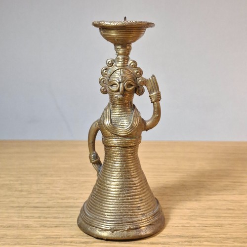 Afrikanische bronzefigur frau - afrikanische,