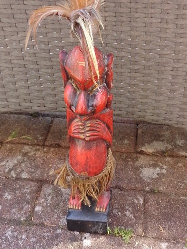 Geschnitzte figur afrika - geschnitzte,