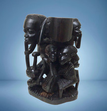 Makonde Kunstwerk Alltagsszene