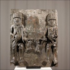 89739) Bronzeplatte Nigeria