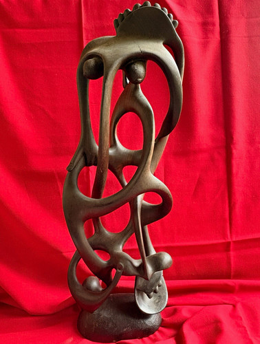 Makonde shetani skulptur - shetani,