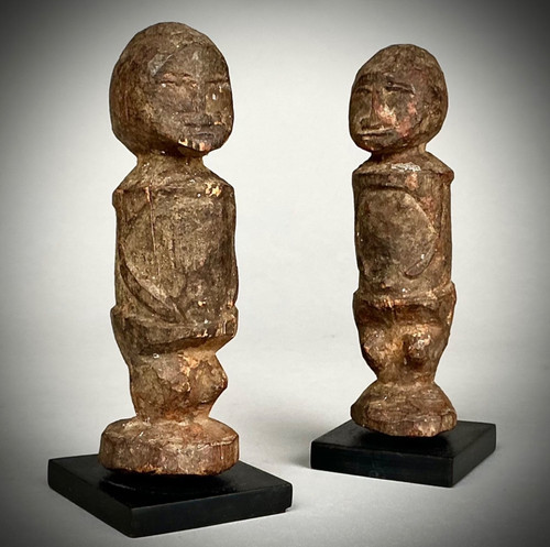 Baule holz figur ahnenpaar - holz,
