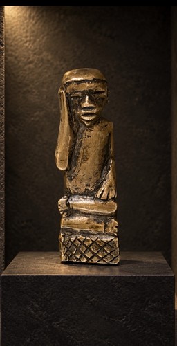 Afrikanische bronze figur - bronze-figur, g