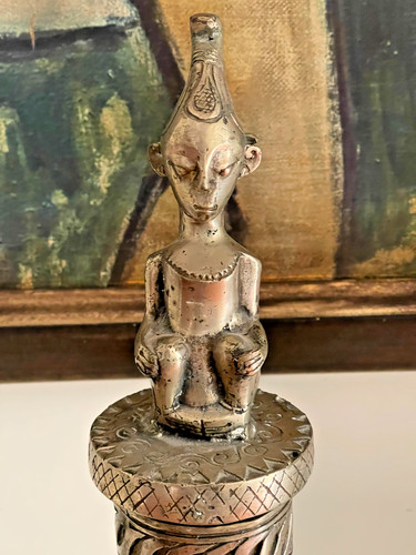 Ritual gefäß afrika - ritual, metall