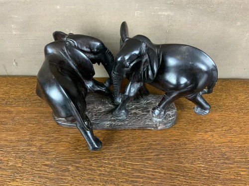 Elefanten skulptur ebenholz - elefanten,