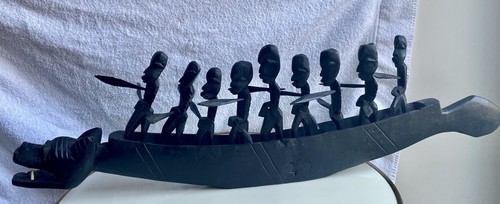 Afrikanische krieger boot - im,