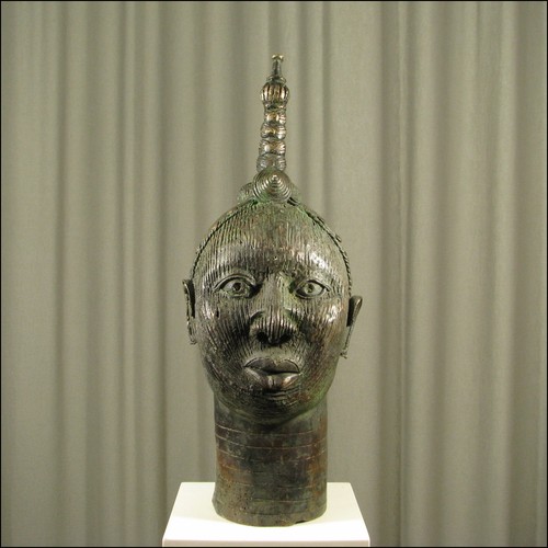 59512 bronze königin kopf - bronze, königin-kopf