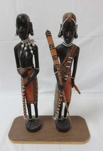 Kriegerpaar massai afrika - kriegerpaar,