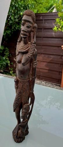 Afrikanische holzstatue - afrikanische,