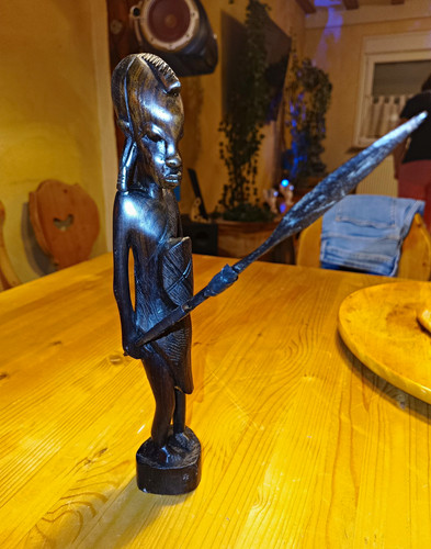 Afrikanische figur aus holz - afrikanische,
