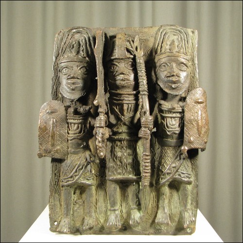 59598 bronzeplatte nigeria - bronzeplatte,
