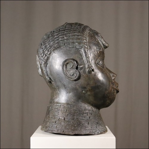 89579 bronze kopf - kopf, nigeria