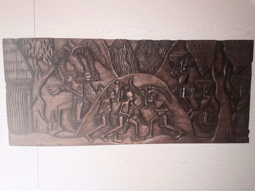 Holz bild relief - gr.,