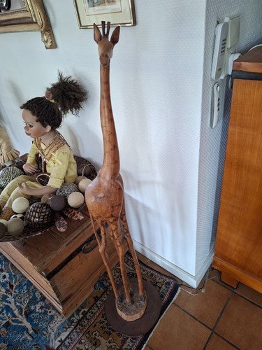 Alte geschnitzte holz giraffe - alte,