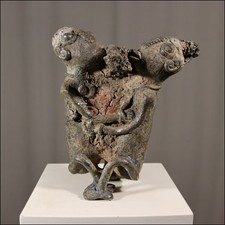 24322) Bronze Figurenpaar Bobo